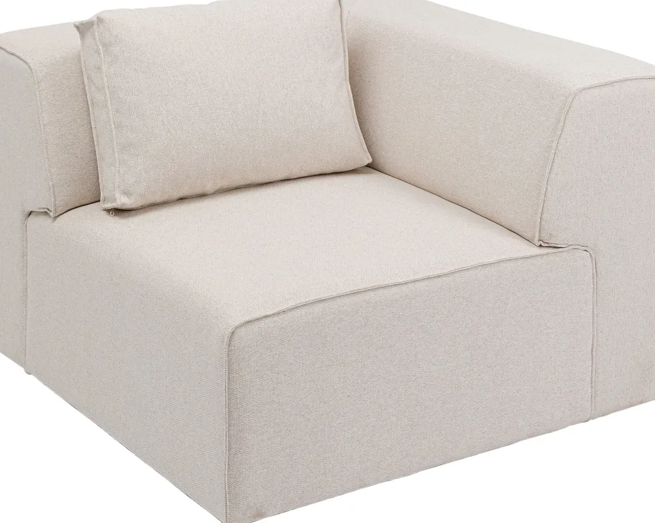 Narożnik Tapicerowany Kremowy Moduł Prawy 100x100 Cm*KARE Design New