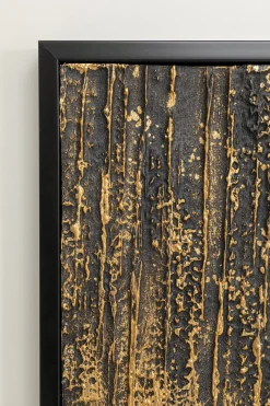 Obraz Abstract 80x120 Cm Czarno-złoty*KARE Design New