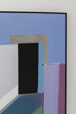 Obraz Abstrakcyjne Kształty Fioletowy 113x113 Cm*KARE Design Outlet