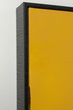 Obraz Abstrakcyjne Kształty żółty 113x113 Cm*KARE Design Online
