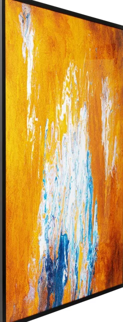 Obraz Abstrakcyjny Do Salonu Pomarańczowy Duży 120x180 Cm*KARE Design