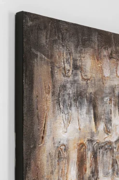 Obraz Abstrakcyjny Do Salonu Brązowy 90x120 Cm*KARE Design Online