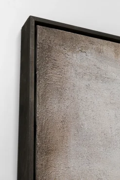Obraz Abstrakcyjny Ręcznie Malowany żółty 90x120 Cm*KARE Design
