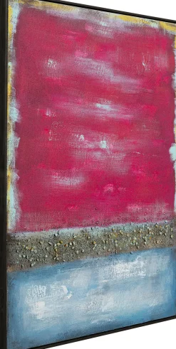 Obraz Abstrakcyjny Ręcznie Malowany Czerwony 90x120 Cm*KARE Design Online