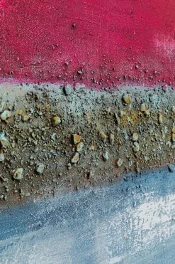 Obraz Abstrakcyjny Ręcznie Malowany Czerwony 90x120 Cm*KARE Design Online