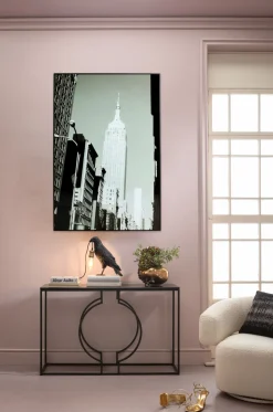 Obraz Czarno-biały Drapacz Chmur Front Szklany 100x150 Cm*KARE Design Online
