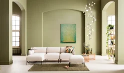 Obraz łódź I Białe Kwiaty 80x100 Cm Zielone Tło*KARE Design Outlet