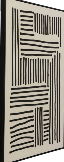 Obraz Do Salonu Artystyczne Linie Czarne 73x113 Cm*KARE Design Online