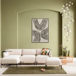 Obraz Do Salonu Artystyczne Wzory Czarne 73x113 Cm*KARE Design Sale