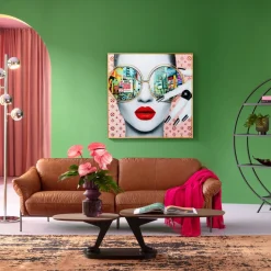 Obraz Do Salonu Nowoczesny Times Square 120x120 Cm*KARE Design Sale