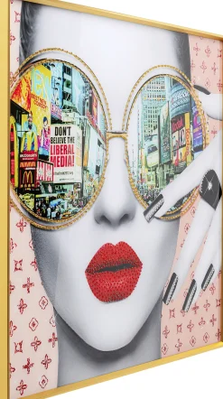 Obraz Do Salonu Nowoczesny Times Square 80x80 Cm*KARE Design