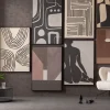 Obraz Do Salonu Odcienie Brązu 73x113 Cm*KARE Design New