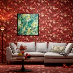 Obraz Do Salonu Odcienie Zieleni Detale Ręcznie Malowane 100x100 Cm*KARE Design Online