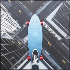 Obraz Duży Do Salonu Kolorowy 3D Skater 149x149 Cm*KARE Design Online