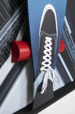 Obraz Duży Do Salonu Kolorowy 3D Skater 149x149 Cm*KARE Design Online