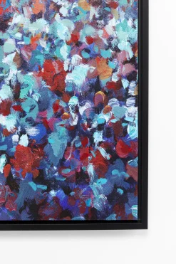 Obraz 3-elementowy Kolorowy Do Salonu Ręcznie Malowane Detale 240x160 Cm*KARE Design New