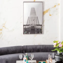 Obraz Front Lustrzany Empire State Building 77x130 Cm*KARE Design Best