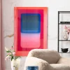 Obraz Kolorowy Geometryczny Płótno Bawełniane 100x150 Cm*KARE Design