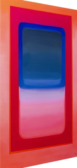 Obraz Kolorowy Geometryczny Płótno Bawełniane 100x150 Cm*KARE Design