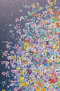 Obraz Kolorowy Latający Słoń I Kwiaty 120x160 Cm*KARE Design Best