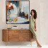 Obraz Kolorowy Ręcznie Malowany Motyw Abstrakcyjny 100x100 Cm*KARE Design Hot