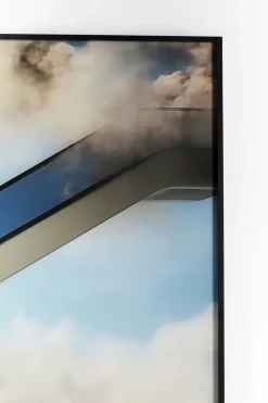 Obraz Kolorowy Słoń W Chmurach Rama Czarna Z Aluminium 150x100 Cm*KARE Design Hot
