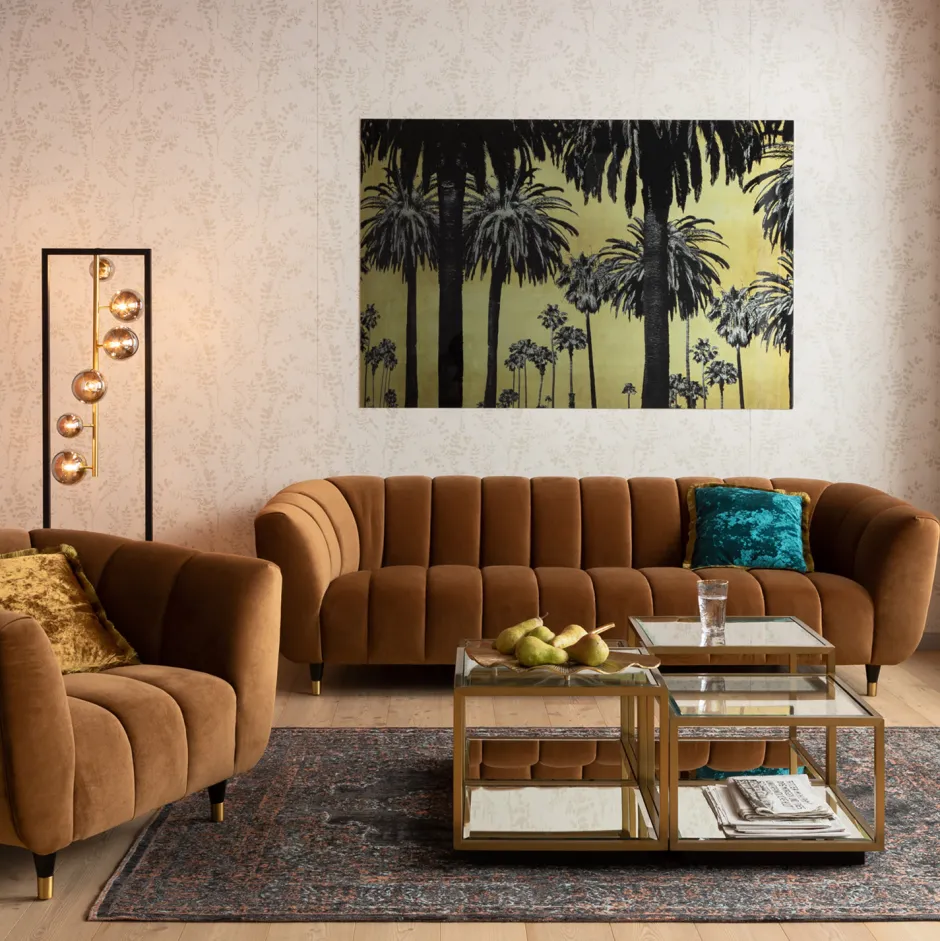 Obraz Metallic Palms 180x120 Cm*KARE Design Hot