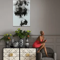 Obraz Smokey Hair 100x150 Cm Szary*KARE Design Hot