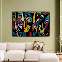 Obraz Szklany Kolorowy Awangardowy 150x100 Cm*KARE Design Clearance