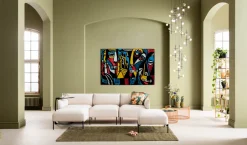 Obraz Szklany Kolorowy Awangardowy 150x100 Cm*KARE Design Clearance