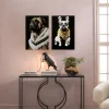 Obraz Szklany Kolorowy Król Mops 40x60 Cm*KARE Design Best
