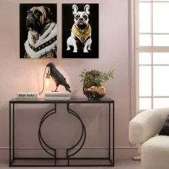 Obraz Szklany Kolorowy Szlachetny Pies 40x60 Cm*KARE Design Discount