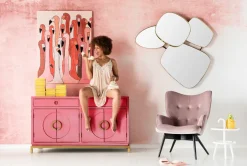 Obraz Touched Flamingo Meeting 90x120 Cm*KARE Design Best