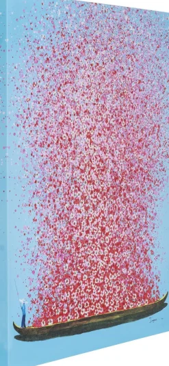 Obraz Touched Flower Boat 80x100 Cm Kolorowy*KARE Design Outlet