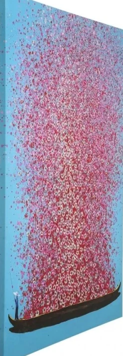 Obraz Touched Flower Boat 120x160 Cm Kolorowy*KARE Design Best