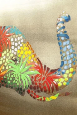 Obraz Touched Flower Elephant 120x90 Cm Kolorowy*KARE Design Online