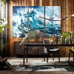 Obraz Triptychon Wave 240x160 Cm*KARE Design Outlet