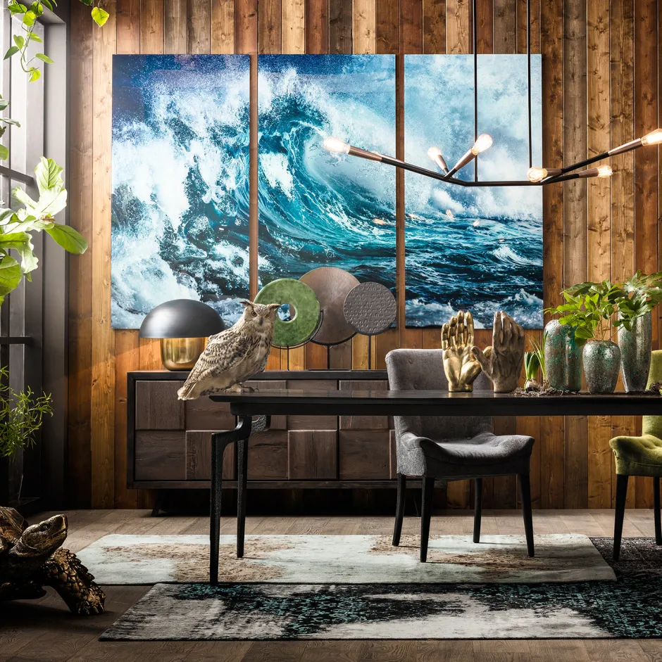 Obraz Triptychon Wave 240x160 Cm*KARE Design Outlet