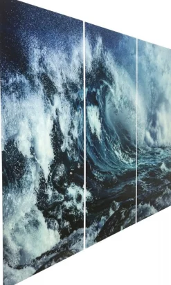 Obraz Triptychon Wave 240x160 Cm*KARE Design Outlet
