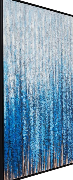 Obraz W Czarnej Ramie Zaśnieżony Las 120x180 Cm*KARE Design Best