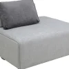 Otoman Infinity Chenille 120x100 Cm Szary*KARE Design Outlet