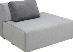 Otoman Infinity Chenille 120x100 Cm Szary*KARE Design Outlet