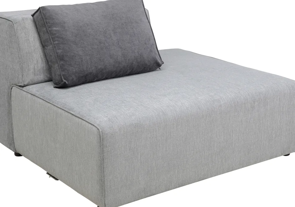Otoman Infinity Chenille 120x100 Cm Szary*KARE Design Outlet