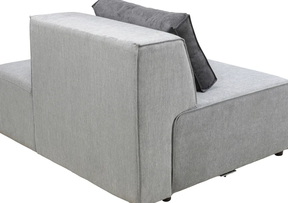 Otoman Infinity Chenille 120x100 Cm Szary*KARE Design Outlet