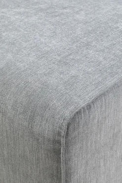 Otoman Infinity Chenille 120x100 Cm Szary*KARE Design Outlet