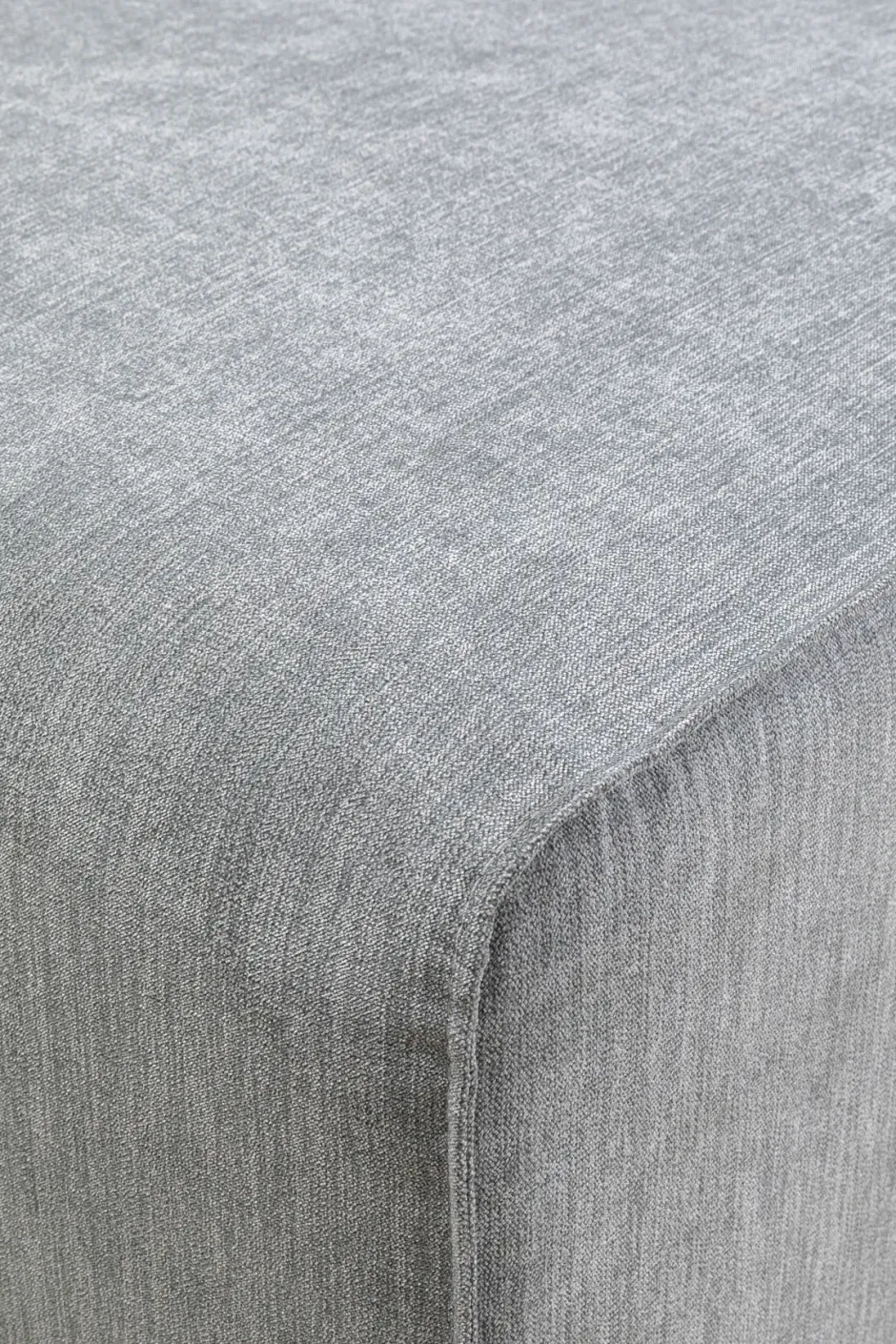 Otoman Infinity Chenille 120x100 Cm Szary*KARE Design Outlet