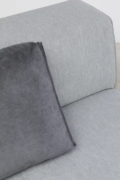 Otoman Infinity Chenille 120x100 Cm Szary*KARE Design Outlet