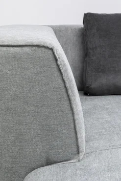 Otoman Infinity Chenille 182x117 Cm Szary Lewy*KARE Design New