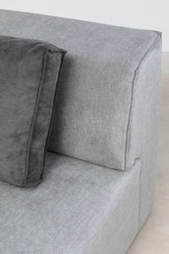 Otoman Infinity Chenille 182x117 Cm Szary Lewy*KARE Design New