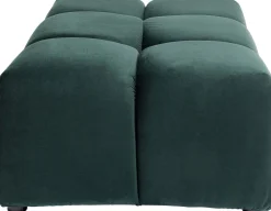 Podnóżek Belami Velvet 105x70 Cm Ciemnozielony*KARE Design New